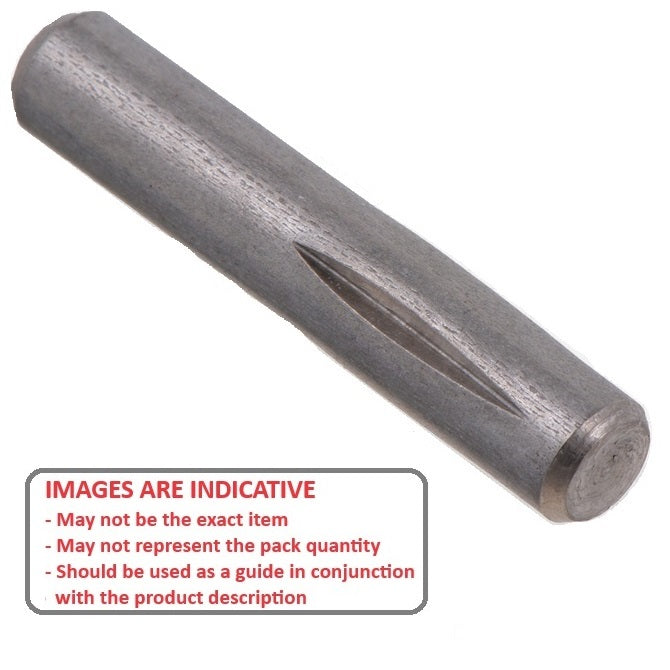 1038637 | GPT-0198-1588-3 (10 Pcs) --- Groove Pins - 1.984x15.88 - 2.058 / 2.108 - Stainless Steel 303/304 Similar to A2, 18-8 HRB80 Pin