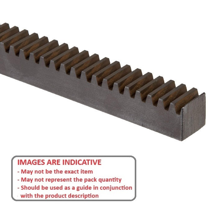 1183136 | RGEA2.0-100-N --- Rack Gears - 94.25x20x25 mm Metric - Black Oxide