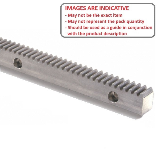 1176155 | GR-D96-04-0076-09-S41MS --- Rack Gears - 76.2x4.242x9.017 mm Imperial - Stainless Steel AISI 416 Rc 36-42