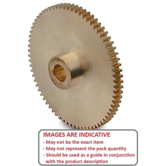 1166551 | G030B-060-M05-050-060-B-P --- Spur Gears - 60 tooth - 30x6 mm Hubbed - Brass Gear