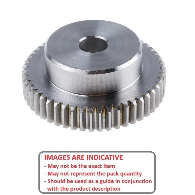 1147682 | G038B-036-D24-032-064-S3 --- Spur Gears - 36 tooth - 38.1x6.35 mm Hubbed - Stainless Steel 303/304 Similar to A2, 18-8 HRB80 Gear