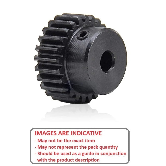 1174050 | G072B-072-M1-100-170F-CG --- Spur Gears - 72 tooth - 72x17 mm Hubbed - Carbon Steel S45C Gear
