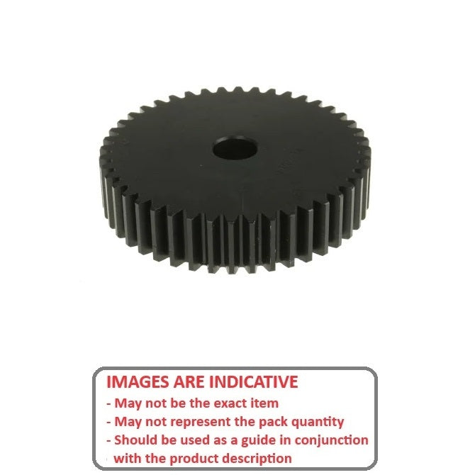1122477 | G021B-20-V24-064-064-C-N --- Spur Gears - 20 tooth - 21.16x6.35 mm - Carbon Steel
