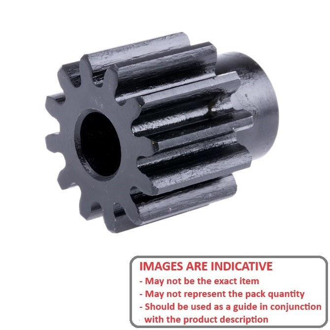 1112499 | G016B-016-M1-100-050P-C --- Spur Gears - 16 tooth - 16x5 mm Hubbed - Carbon Steel S45C Gear