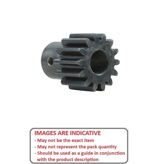 1096268 | G012K-012-M1-120-060F-CG --- Spur Gears - 12 tooth - 12x6 mm Hubbed - Carbon Steel S45C Gear
