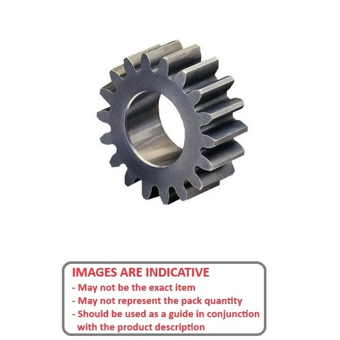 1122348 | G021P-020-V24-064-064-C --- Spur Gears - 20 tooth - 21.16x6.35 mm Hubless - Carbon Steel Gear