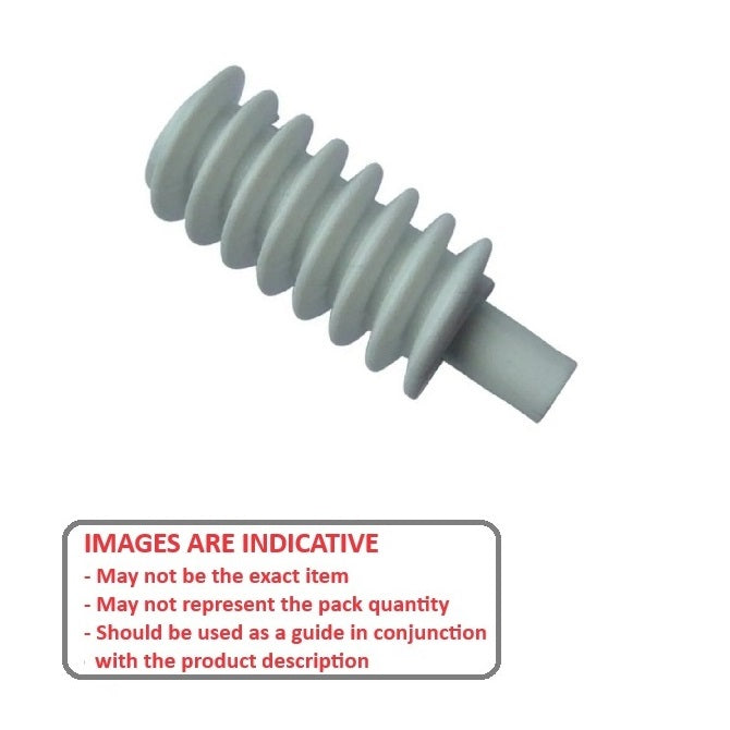 1221957 | WM1R48-1-019HP048-NY --- Worm Gears - Pitch 48DP - Worm - 1 Start tooth - 3 Deg 45 Min with 14.5 Deg Pressure Angle 48DP - Nylon Polyamide 6/6