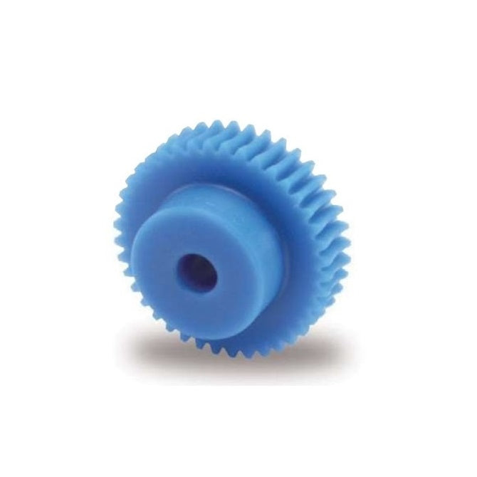 Worm Gears - Pitch Module 1.0 30 - 7 Deg 11 Min - Polyacetal White