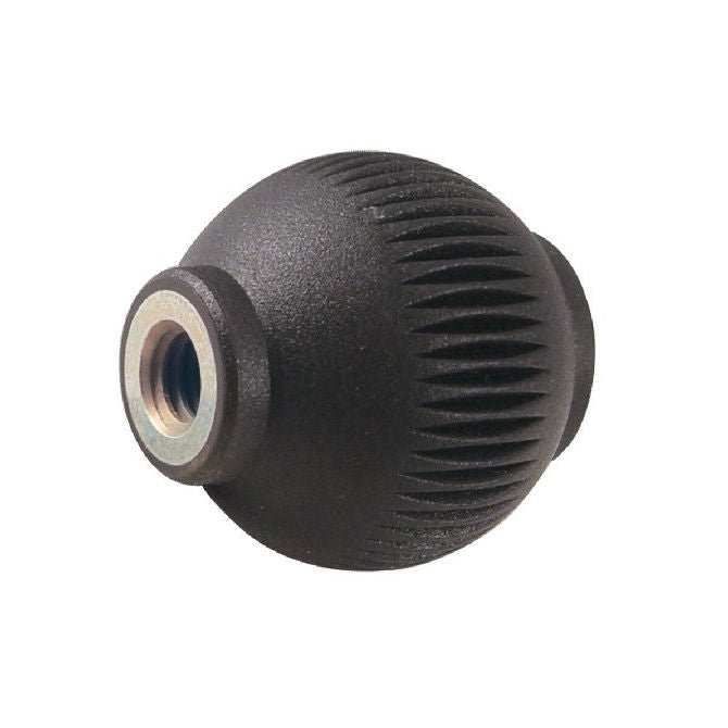 1072282 | KF064C-025-NG (10 Pcs) --- Ball Knobs - 1/4-20 UNC - 6.35mm - 24.89x9.9 mm Female Threaded - Steel Knob