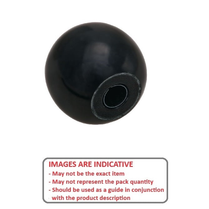 1056287 | KF048-019-KOPH --- Ball Knobs - 4.76 mm Push On 19.05 mm - - Knock On Phenolic - Phenolic Knob