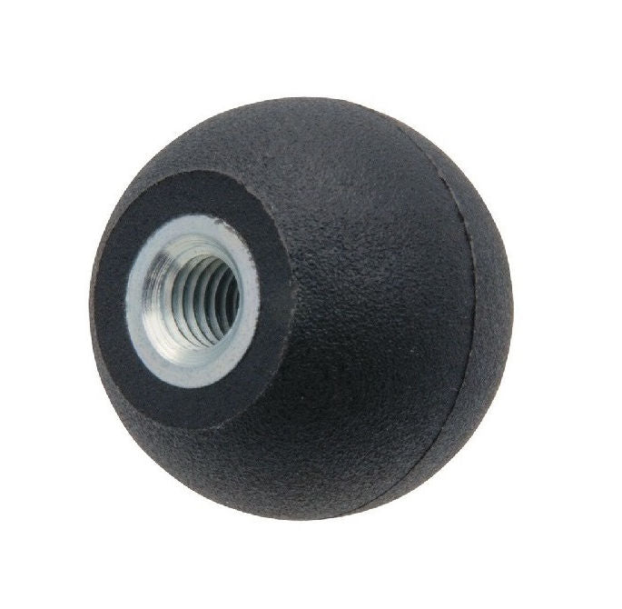1067177 | KF060M-020-TTPL-ST --- Ball Knobs - M6 - 6x1mm - 20x7.5 mm Female Threaded - Thermoplastic Knob