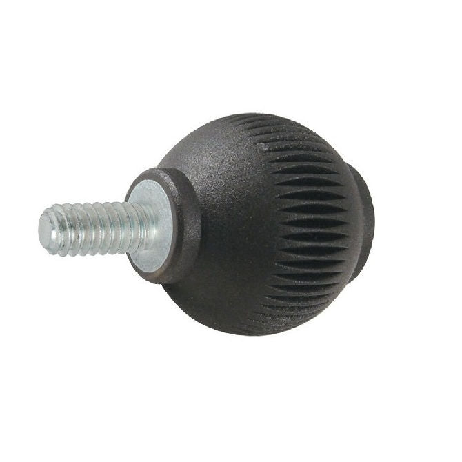 1086759 | KM095C-050-NG (10 Pcs) --- Ball Knobs - 3/8-16 UNC - 9.53mm - 50.04x20.1 mm Male Threaded - Steel Knob