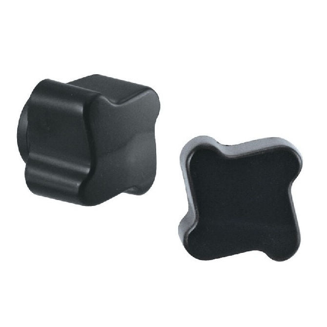 1057434 | KF048C-025-4L --- Lobe Knobs - 10-24 UNC - 4.76mm - 24.89x7.1 mm Four Lobe - Brass Knob