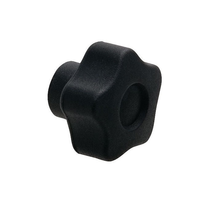 1098779 | KF120M-063-5L-BR --- Lobe Knobs - M12 - 12x1.75mm - 63x25 mm Five Lobe - Brass Knob