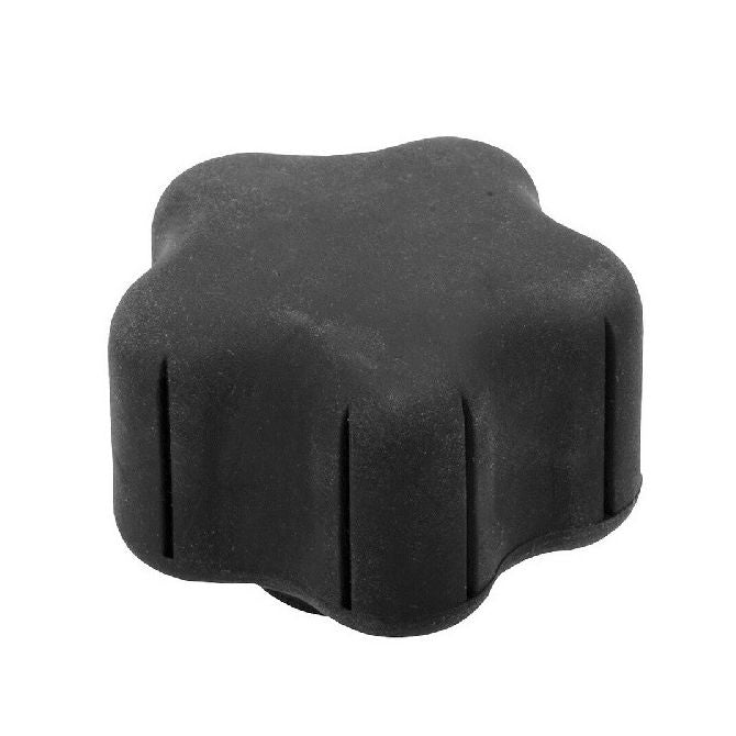 1102509 | KF127C-057-5LSFT --- Lobe Knobs - 1/2-13 UNC - 12.7mm - 57.4x12.7 mm Five Lobe - Plated Brass Knob