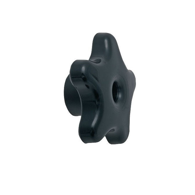 1086869 | KF095C-057-5L-PA --- Lobe Knobs - 3/8-16 UNC - 9.53mm - 57.15x25.4 mm Five Lobe - Steel with Knob Lock