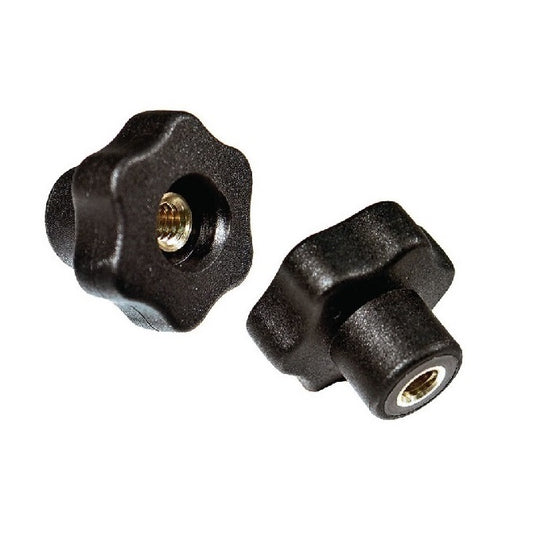 Lobe Knobs - M6 -6x1mm- 30x18 mm - Brass