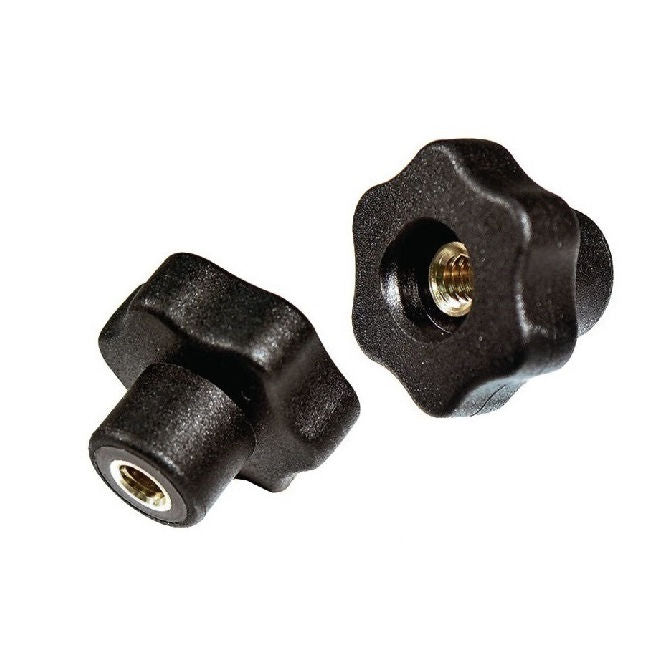 1072550 | KF064C-030-6L-PSS --- Lobe Knobs - 1/4-20 UNC - 6.35mm - 29.97x9.5 mm Six Lobe - Stainless Steel Knob