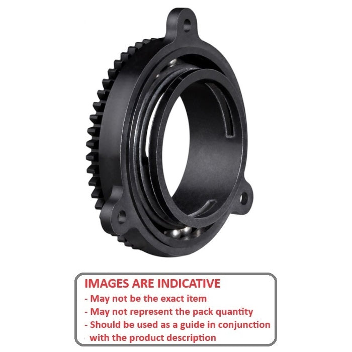 1223906 | KMS-1428 --- Special Applications Bearings - Application Special Effects Lighting System Bearing With Integral External Gear - 0.394in. X 2.083in. X 0.75in. - Acetal Bearing