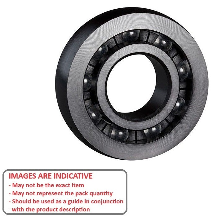 1227614 | KMS-2199 --- MRI Tables Bearings - Application GE® Cradle Wheel Bearing After Market - 0.75x1.81 inch - Acetal with Glass Balls Bearing