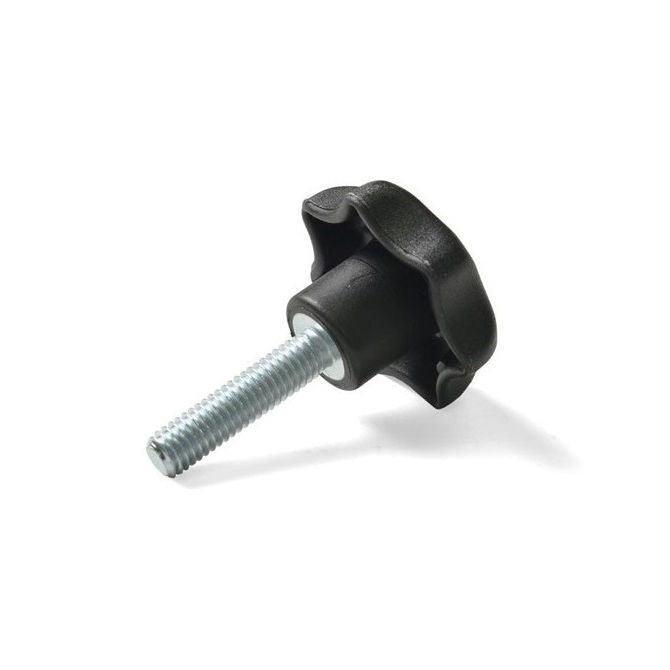 1067535 | KM060M-025-STR-PL --- Star Knobs - M6 - 6x1mm - 25x20 mm Male Plastic - Plastic Knob