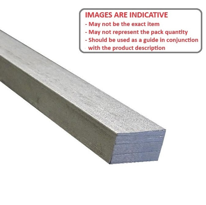 1109741 | 2R-0159-0191-0300-KS3U --- Rectangular Keysteel Lengths - 15.875x19.05x300 mm - Stainless Steel 303 Similar to A2, 304, 18-8