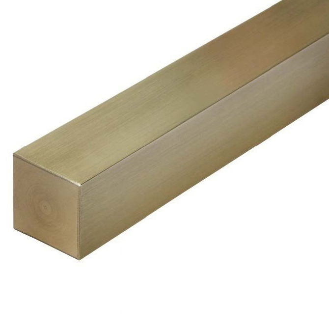 1076119 | 4R-0079-0300-BR --- Square Keysteel Lengths - 7.938x7.938x300 mm - Brass