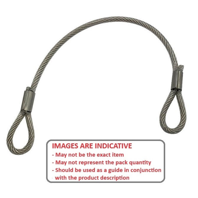 1218493 | FPC-24NRS --- Nylon Coated Steel Lanyards - 609 mm B - Stainless Steel Lanyard