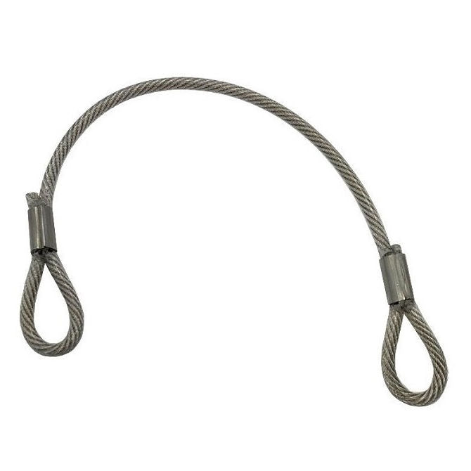 1199106 | FPC-6NRS --- Nylon Coated Steel Lanyards - 152 mm B - Stainless Steel Lanyard