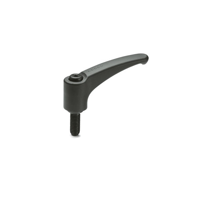 Adjustable Stud Handles - M10 -10x1.5mm- 30 mm - Plastic with fibreglass reinforcement