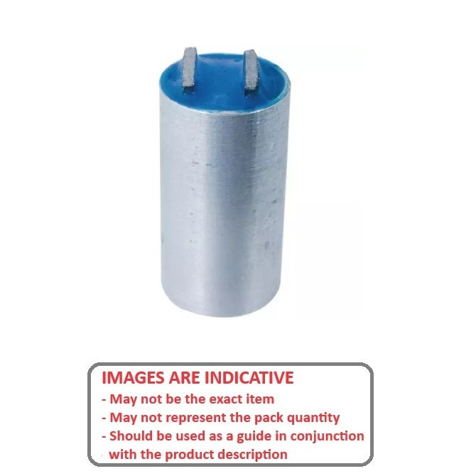 1100445 | MAG-D-13-013-C2P --- 2 Pole Magnets - 12.7x12.7 mm - 1.3 kg Ceramic Insulated Aluminium Press Fit
