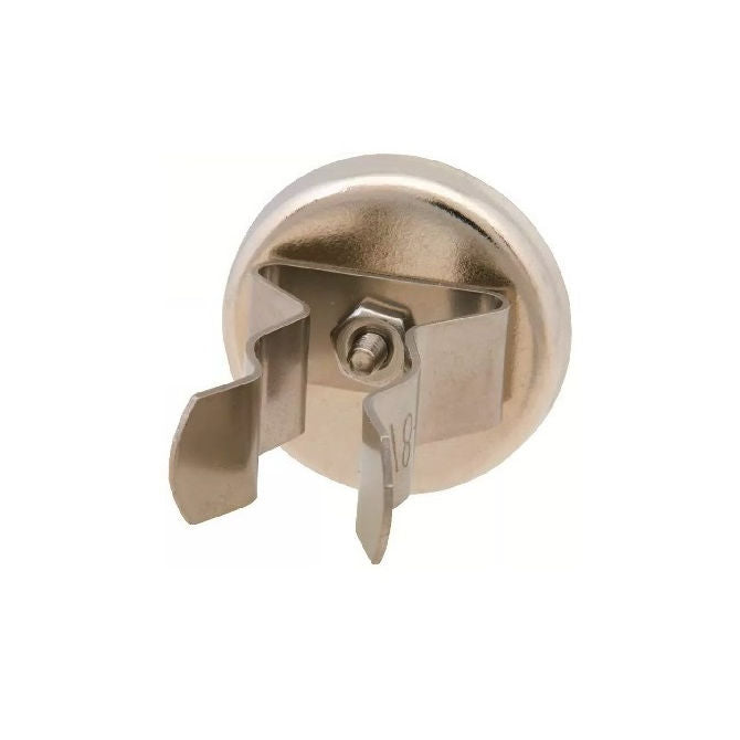 1146855 | MAG-CP-036-49-10-CL --- Cup Assemblies with Clips Magnets - 35.81x48.51 mm - Option 1 - Stainless Steel Magnet