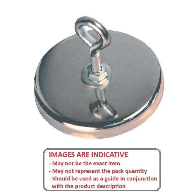 1171058 | MAG-CP-067-83-45-LP --- Cup Assemblies Loop Magnets - 66.8x82.55 mm - 45.36 kg