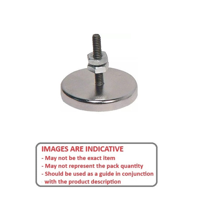 1141769 | MAG-CP-031-05-06-SD --- Cup Assemblies Stud Magnets - 31.35x4.76 mm - 6-32 UNC