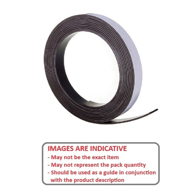 1037691 | MAG-ST-15-019-0304-RVA (5 Pcs) --- Rubber and Vinyl Magnets - 1.52x19.05x304 mm
