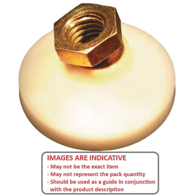 1072386 | MSF-064C-CGCAP --- Levelling Socket Mounts - 1/4-20 UNC - 6.35mm - 25.4x17.8 mm Swivel - Steel Mount