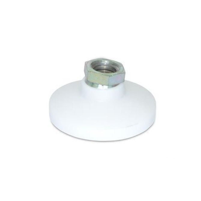1072384 | MSF-064C-S3AP --- Levelling Socket Mounts - 1/4-20 UNC - 6.35mm - 25.4x17.8 mm Swivel - Stainless Steel 303/304 Similar to A2, 18-8 HRB80 Mount
