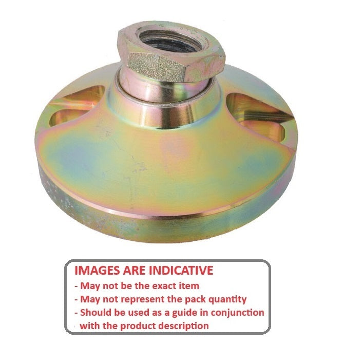 1134459 | MSF-254C-C-2LH --- Levelling Socket Mounts - 1-8 UNC - 25.4mm - 101.6x36.5 mm Swivel - Steel Mount