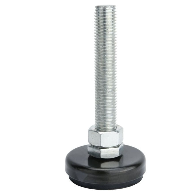 1124742 | MLM-200M-100-CZRP (Each) --- Levelling Studded Mounts - M20 - 20x2.5mm - 60x30 mm Swivel - Steel Mount