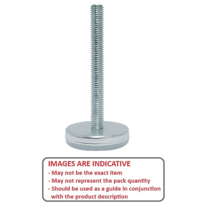 1088186 | MLM-095C-102-S3NP-I --- Levelling Studded Mounts - 3/8-16 UNC - 9.53mm - 61 - - Industrial - Stainless Steel Mount