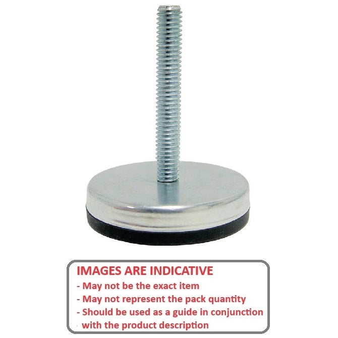 1072566 | MLM-064C-038-S3RP-I --- Levelling Studded Mounts - 1/4-20 UNC - 6.35mm - 30.5 - - Industrial - Stainless Steel Mount