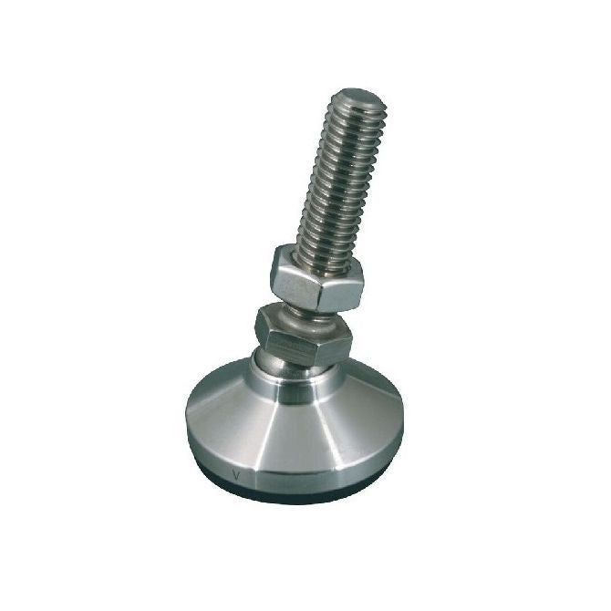 1056313 | MSM-048F-025-S3 (15 Pcs) --- Levelling Studded Mounts - 10-32 UNF - 4.76mm - 19.1x13.5 mm Swivel - Stainless Steel 303/304 Similar to A2, 18-8 HRB80 Mount