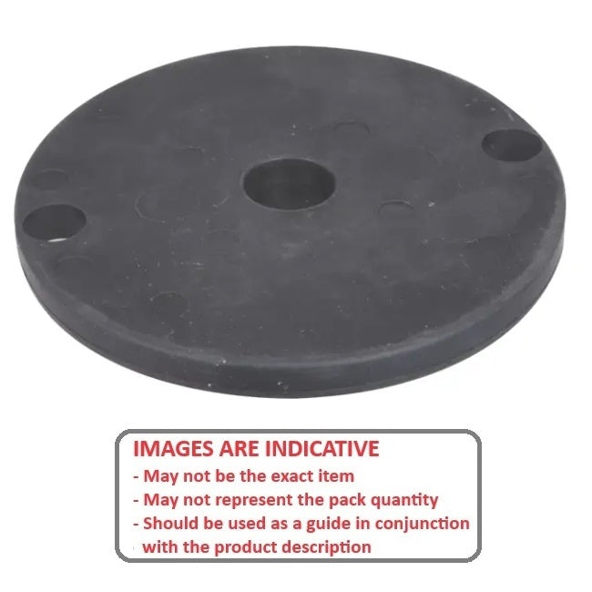 1184568 | MLP-0098-VR --- Levelling Vibration Pads Mounts - 97.8 mm - - - - Rubber Mount