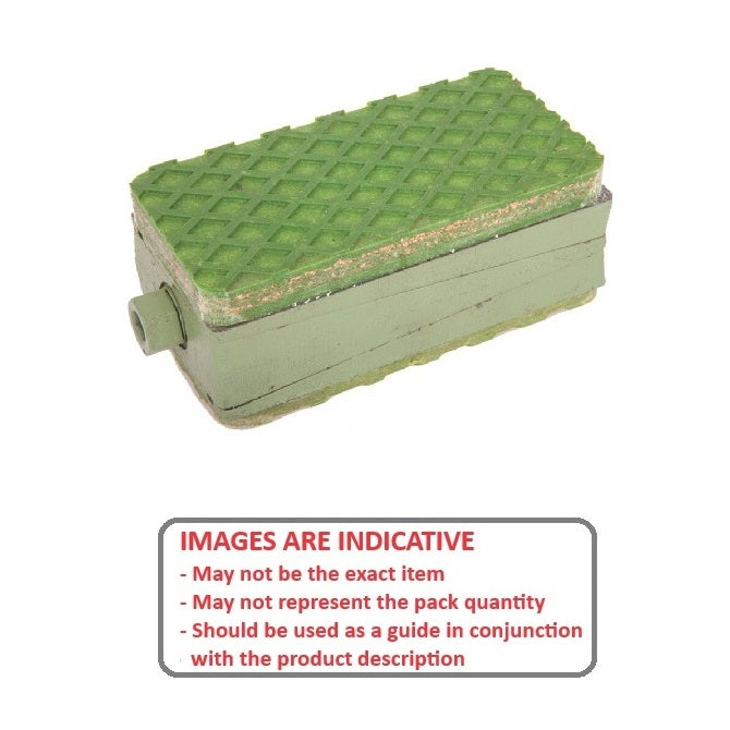 1220266 | MW-1588 --- Wedge Mounts - 1587.6 Kg - 203.2x95.25 mm Light Duty - Steel Mount