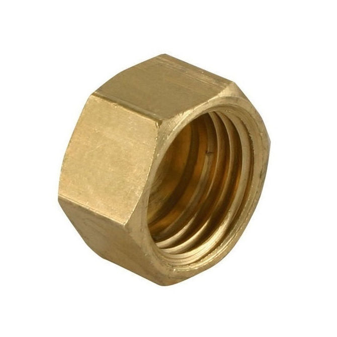 1036730 | NT012F-HSC-BR (10 Pcs) --- Hexagonal Nuts - 00-90 UNF - 1.19mm - 1.02x1.98 mm Full - Brass Nut