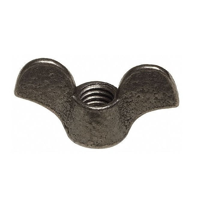 1077184 | NT079C-WC-MI --- Wing Nuts - 5/16-18 UNC - 7.94mm - 36.49x12.7 mm Malleable Iron - Iron Nut
