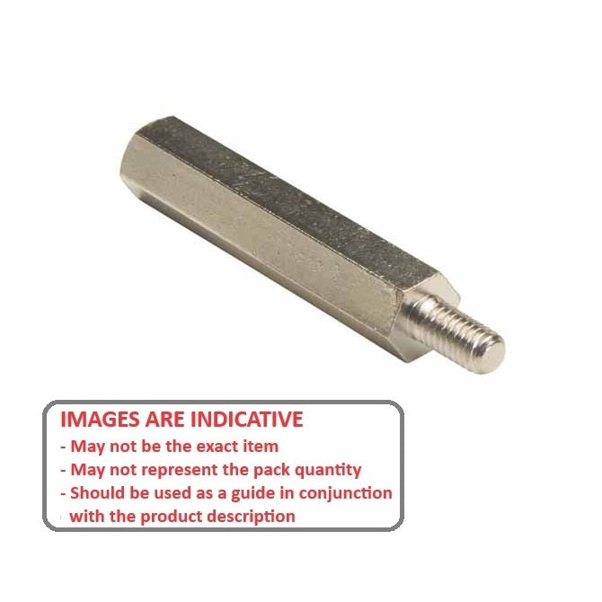 1061129 | SHX-TP-0500-08-050-MZ --- Threaded Pillars - M5 - 5x0.8mm - 10x40 mm - Steel - Mild S300 Pb Pillar