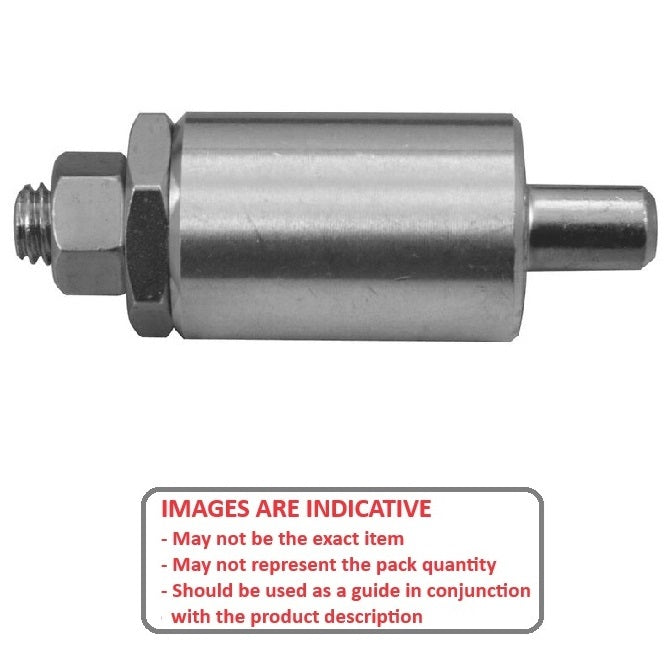 1085595 | BSD-80SSRS --- Pull Pins - 9.525x14.288x38.1 mm Threaded End - Stainless Steel Pin