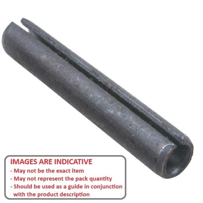 1081560 | RP080-0260-C (50 Pcs) --- Roll Pins - 8x26x8.8 mm - Carbon Spring Steel Self Finish