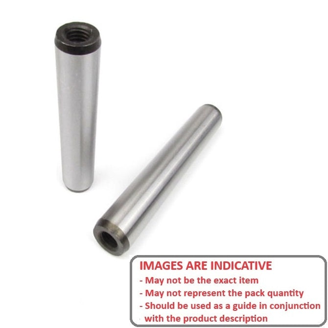 1091725 | TPM-1000-03000-EI --- Taper Metric Pins - 10x30x10.6 mm Extractable - Carbon Steel Pin